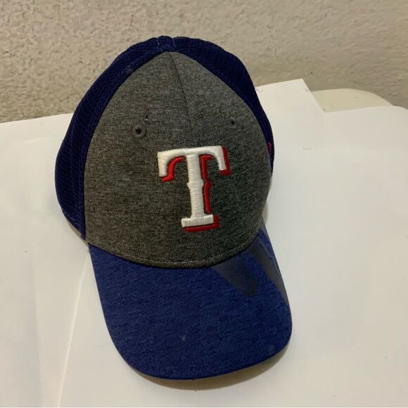 New Era 39Thirty Texas Rangers‎ Toddler Child Blue Red MLB Flex Fit Cap - Picture 3 of 7